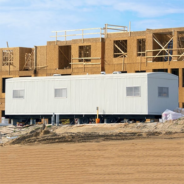 our construction & jobsite shower trailers come equipped with both heating and air conditioning for comfort in any weather